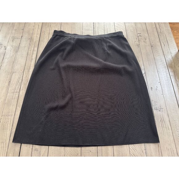 Exclusively MISOOK Black Knit Pencil Skirt Size Large - Picture 4 of 5
